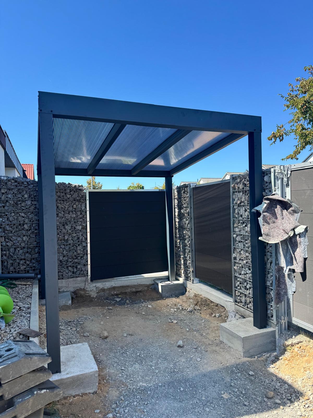 Carport aus Aluminium